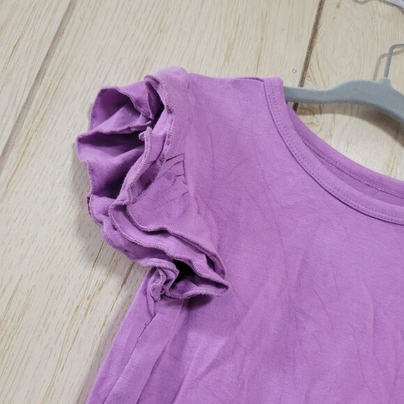 Little Sleepies Play Purple Flutter Tee 4T - Picture 4 of 4